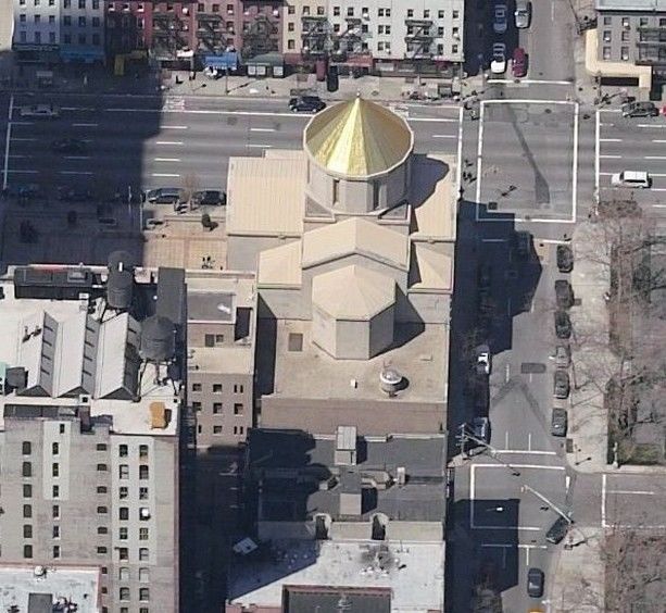 lower midtown: eglise dans manhattan